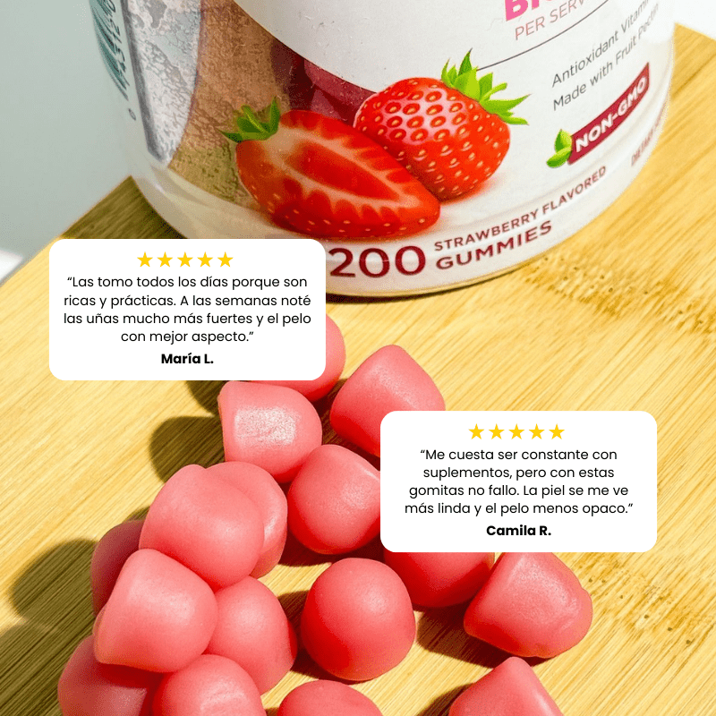 Gomitas para Cabello, Piel y Uñas (3 en 1)