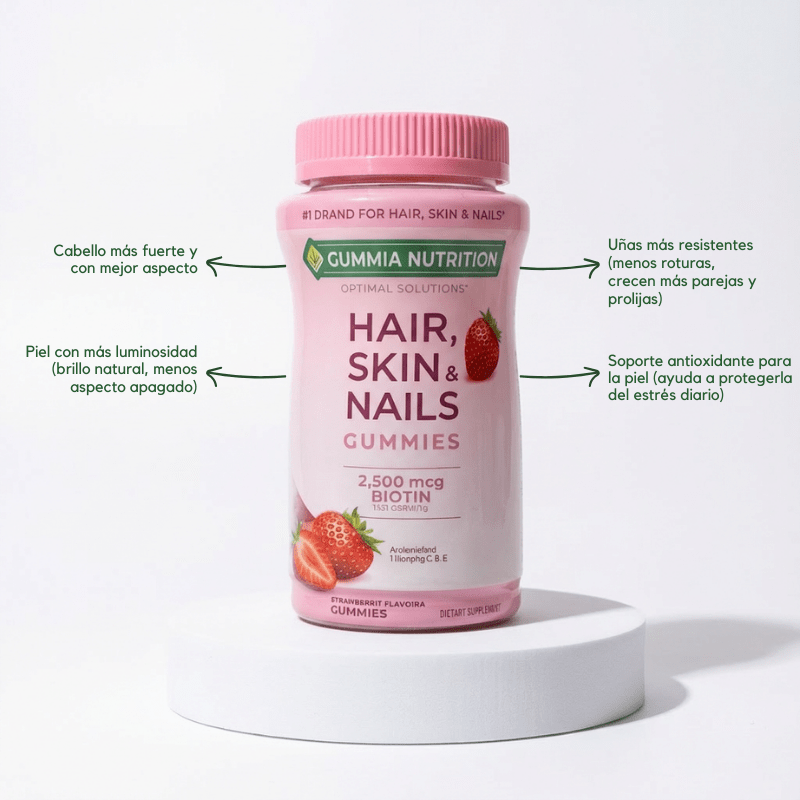 Gomitas para Cabello, Piel y Uñas (3 en 1)