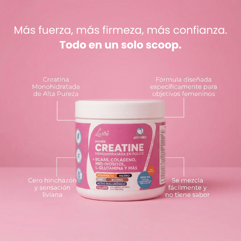 Creatina para mujeres CON COLÁGENO!