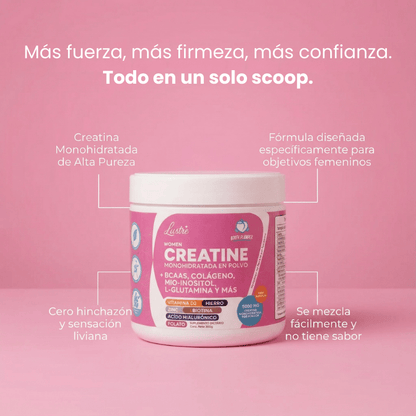 Creatina para mujeres CON COLÁGENO!